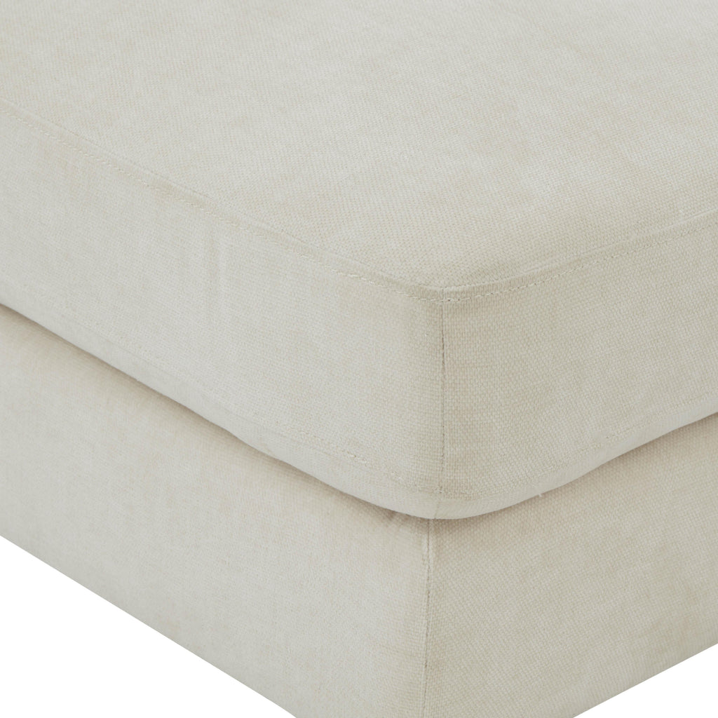 Serena Performance Velvet Ottoman