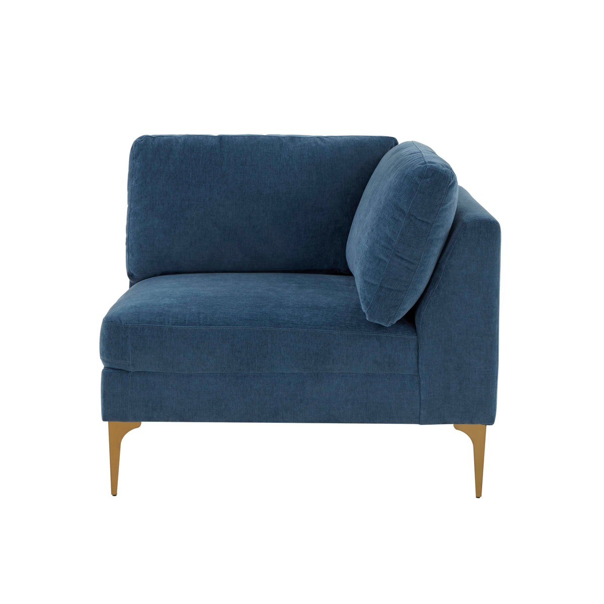Serena Performance Velvet Modular Armless Chair