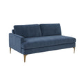 Serena 68" Performance Velvet Modular Loveseat