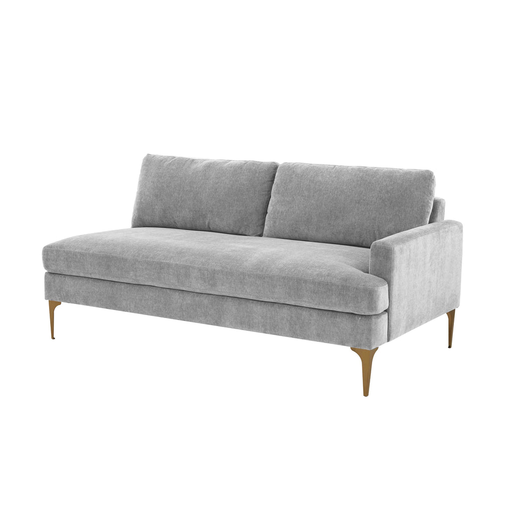 Serena 68" Performance Velvet Modular Loveseat