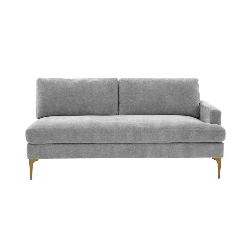 Serena 68" Performance Velvet Modular Loveseat