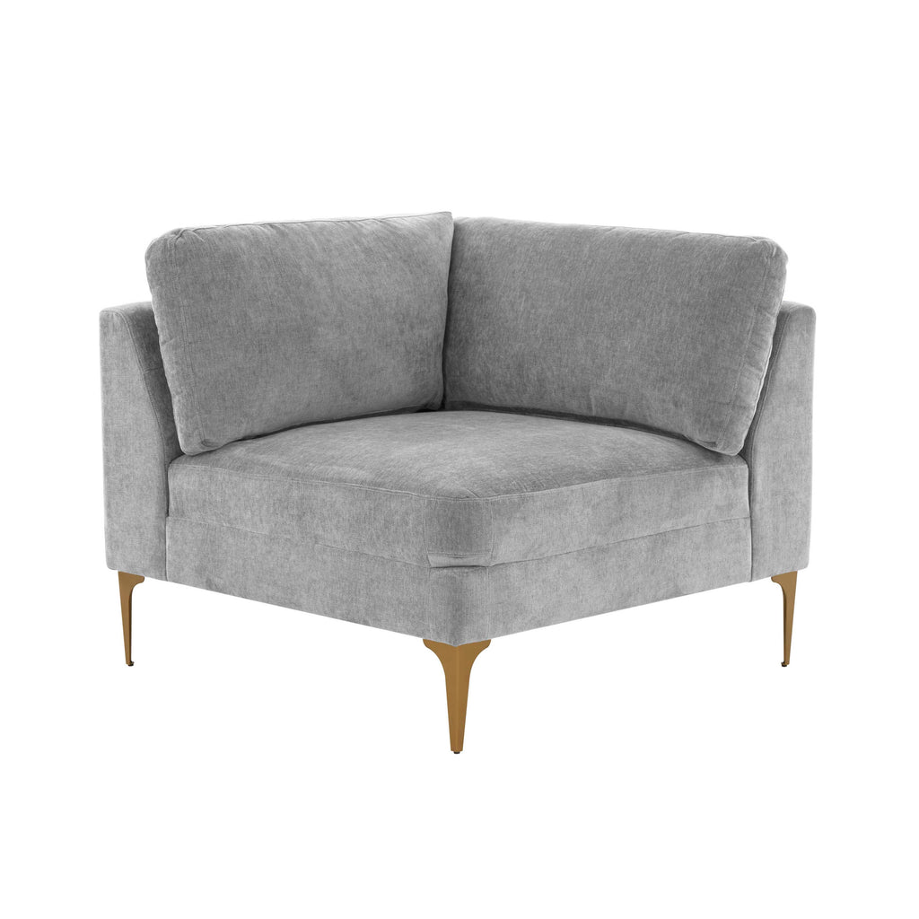 Serena Performance Velvet Modular Corner Seat