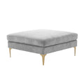 Serena Performance Velvet Ottoman