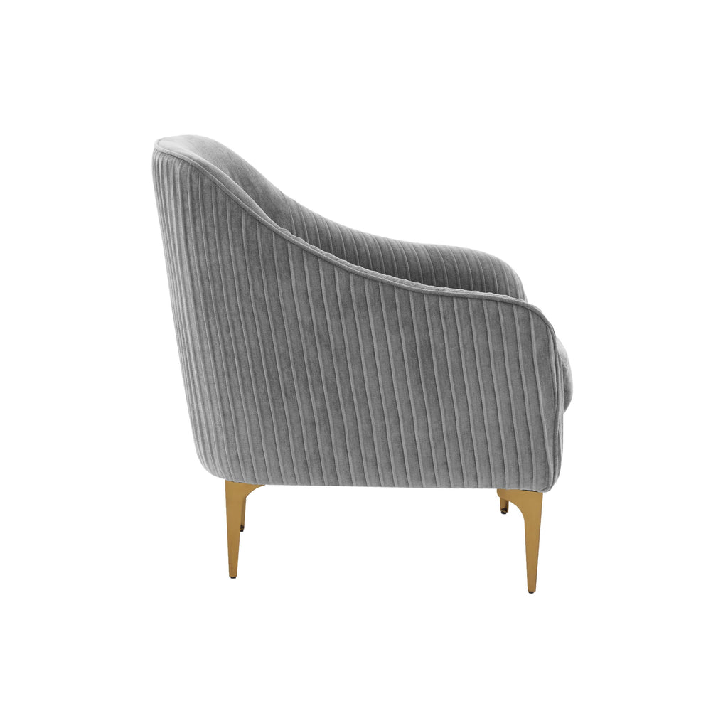 Serena Performance Velvet Accent Chair