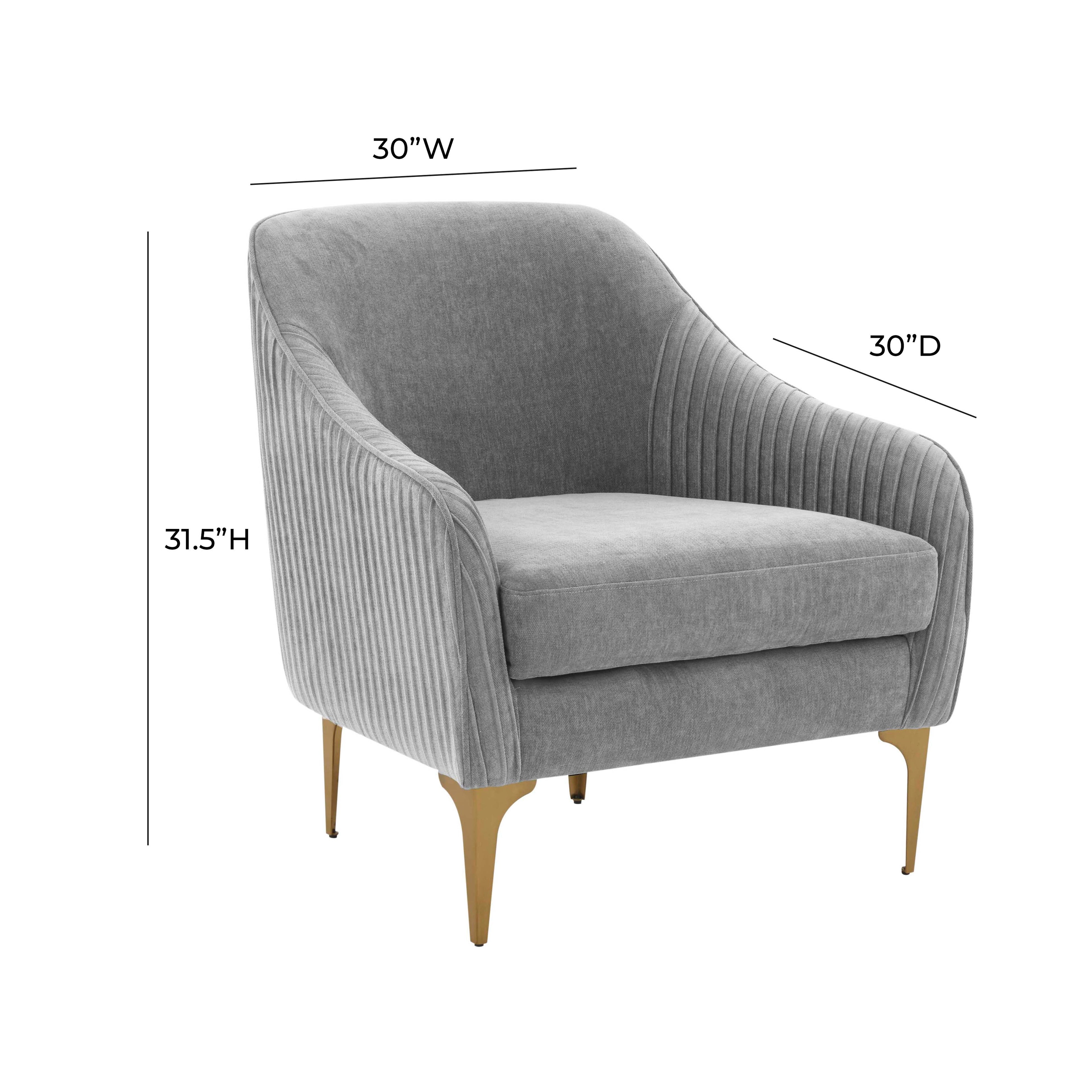 Serena Performance Velvet Accent Chair