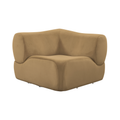 Zenith Latte Brown Performance Velvet Corner Wedge