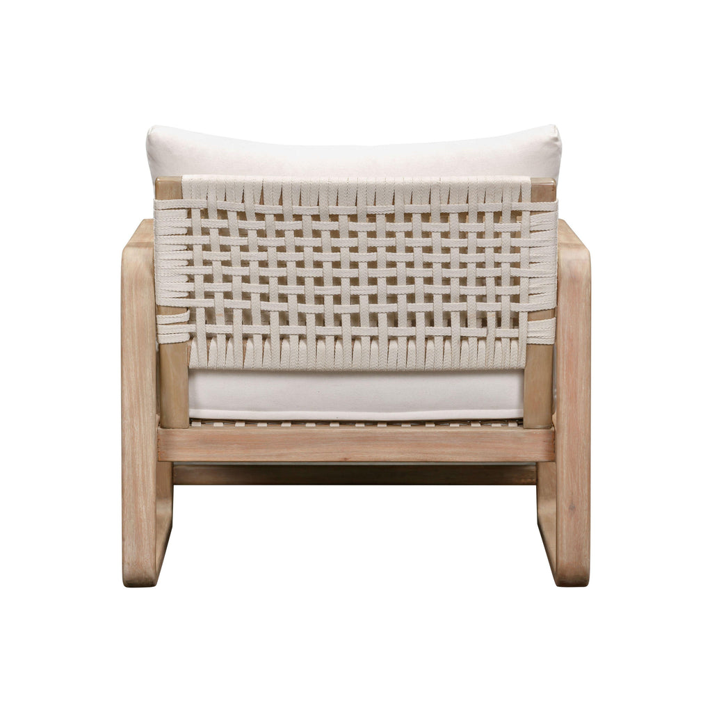 Palata Cream Performance Fabric Outdoor Accent Chair