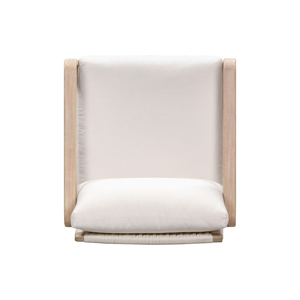 Palata Cream Performance Fabric Outdoor Accent Chair