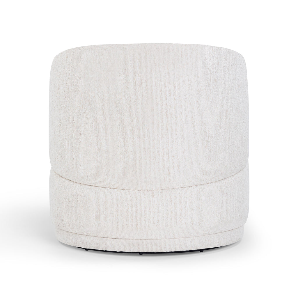 Massa Textured Performance Fabric Swivel Accent Chair