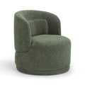 Massa Textured Performance Fabric Swivel Accent Chair