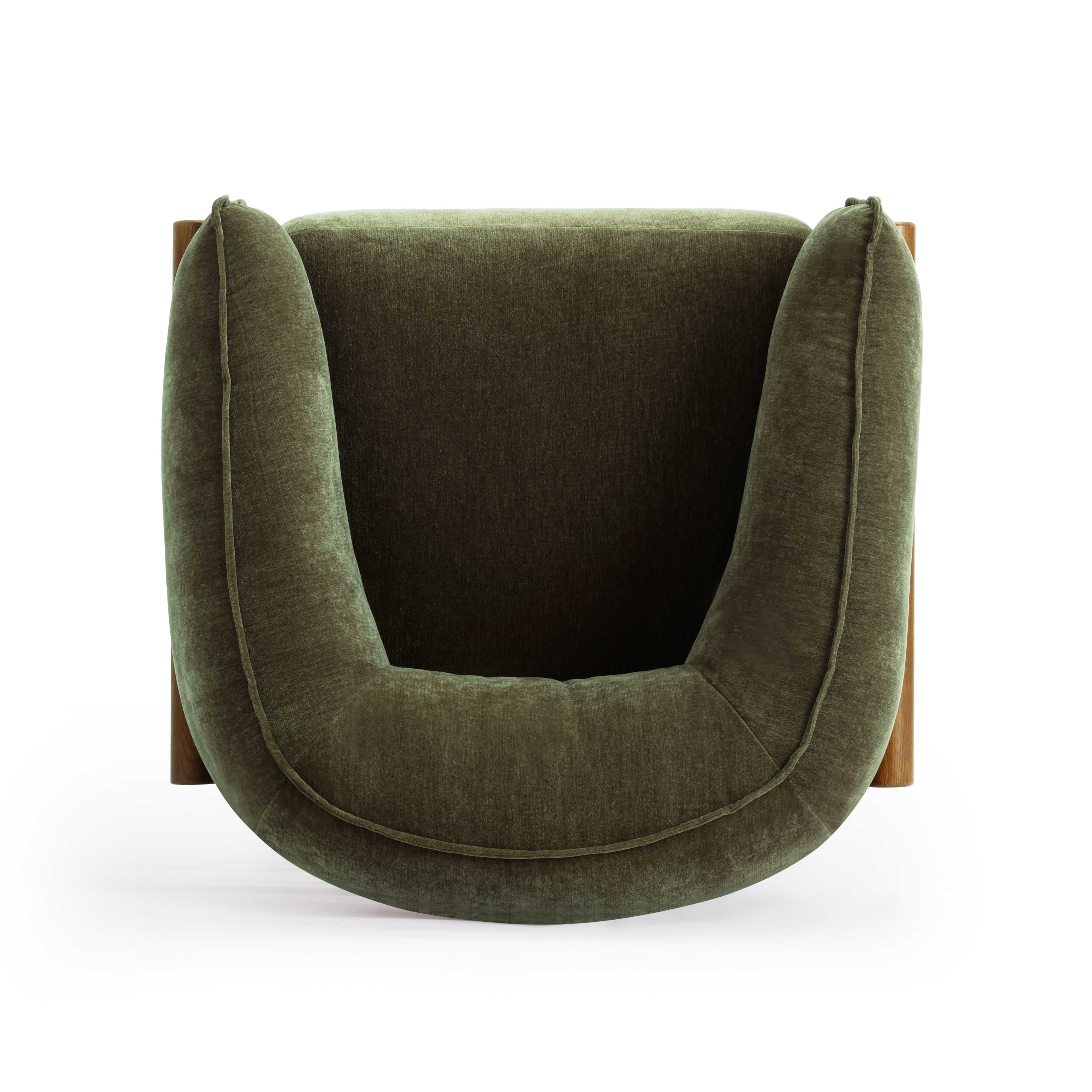Piedmont Upcycled Contract-Grade Chenille Accent Chair