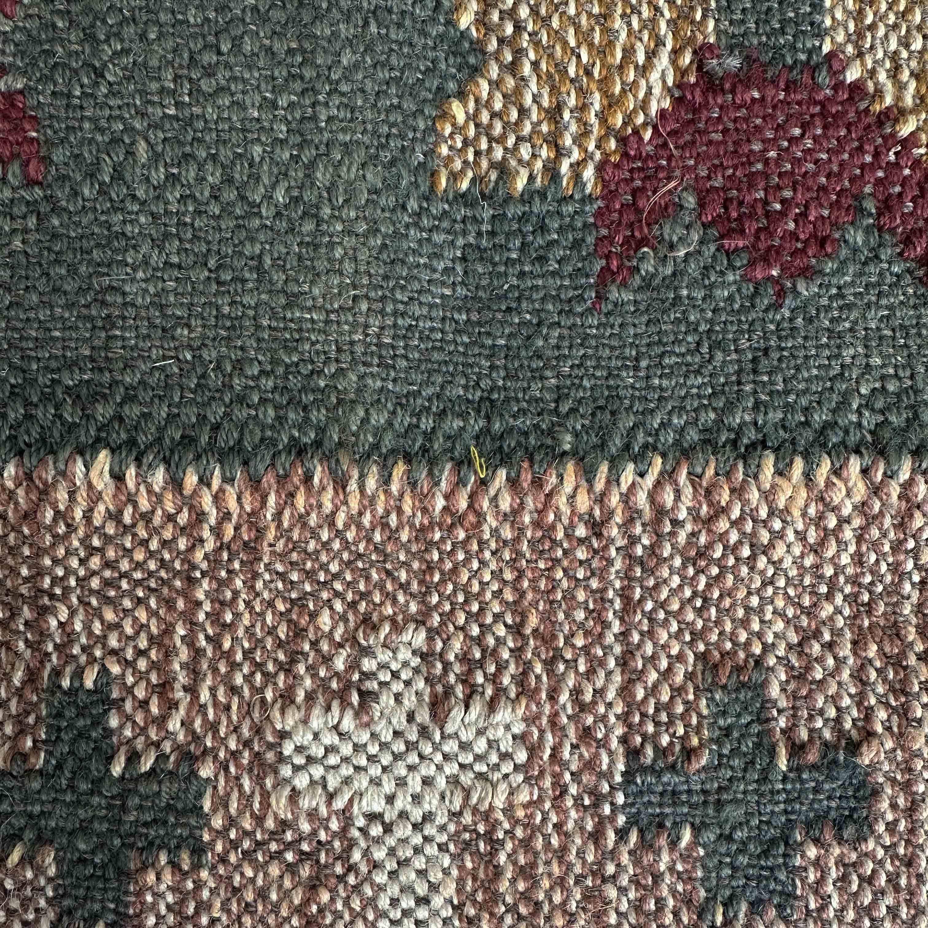 Rizi 53" Textured Wool Upholstered Bench