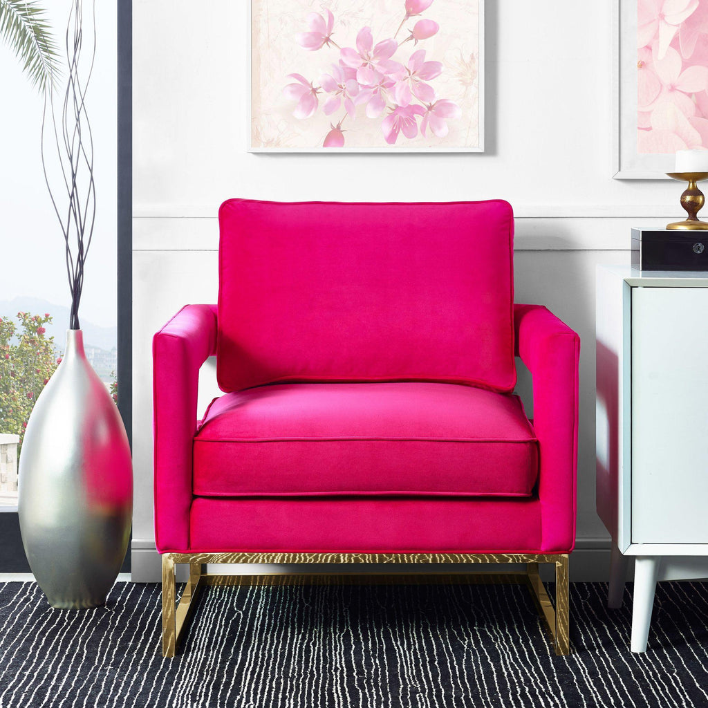 Avery Performance Velvet Accent Chair