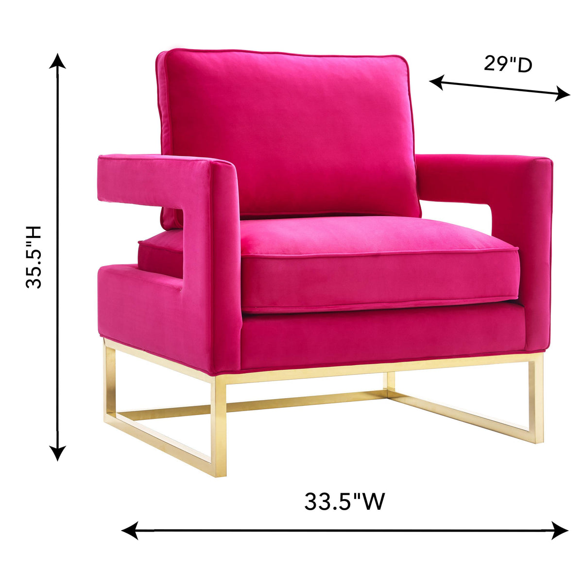 Avery Performance Velvet Accent Chair