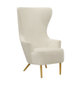 Julia Performance Velvet Wingback Accent Chair
