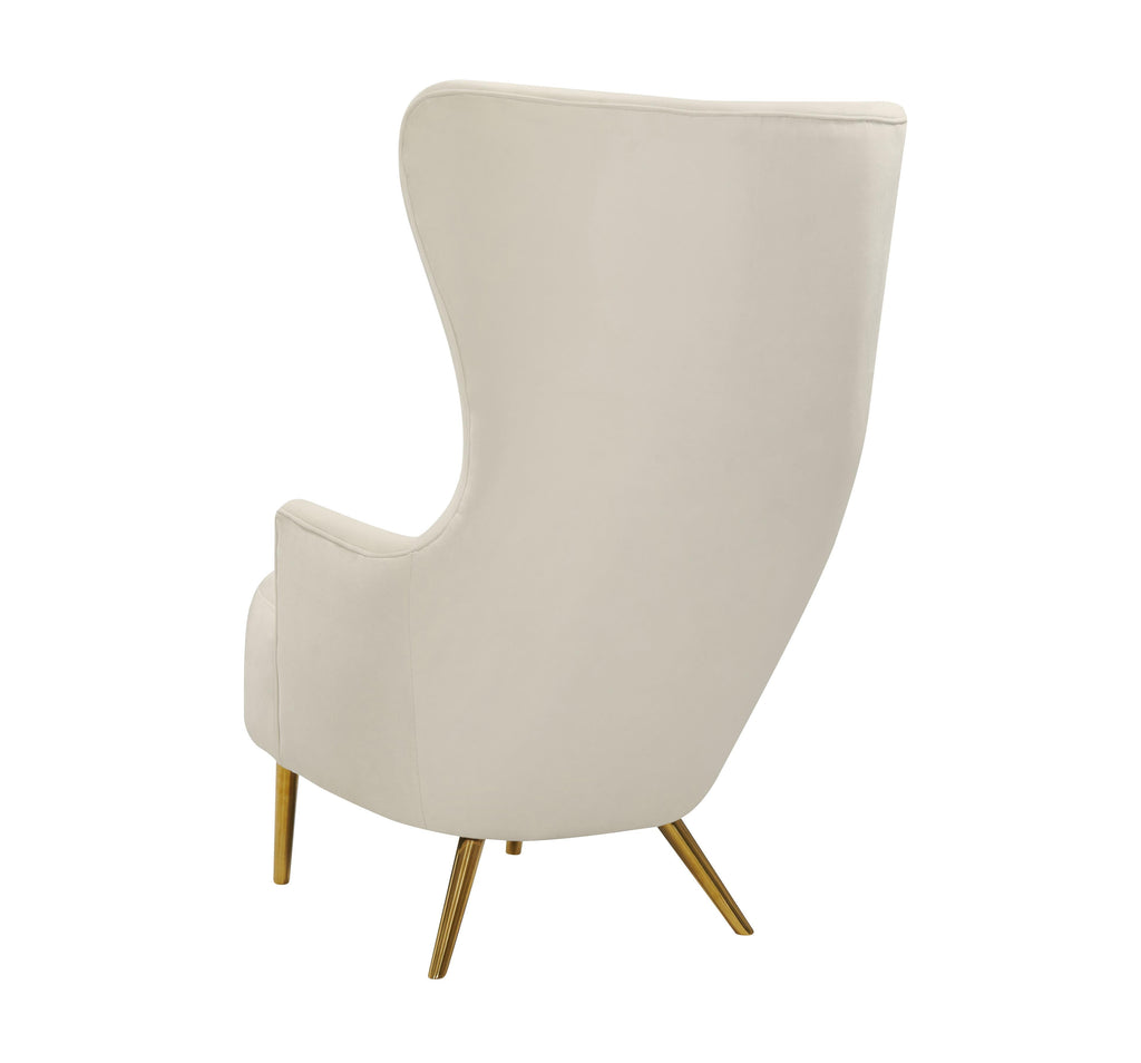 Julia Performance Velvet Wingback Accent Chair