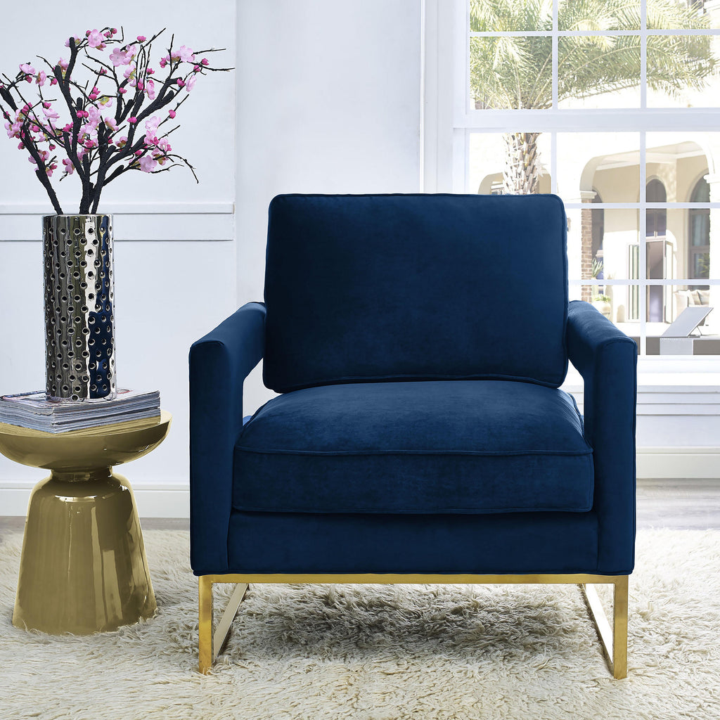 Avery Performance Velvet Accent Chair