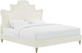 Serenity Cream Performance Velvet Bed