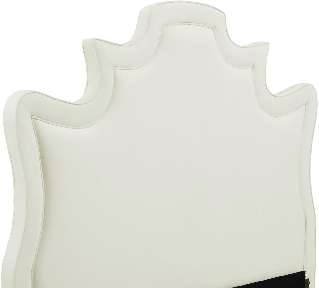 Serenity Cream Performance Velvet Bed