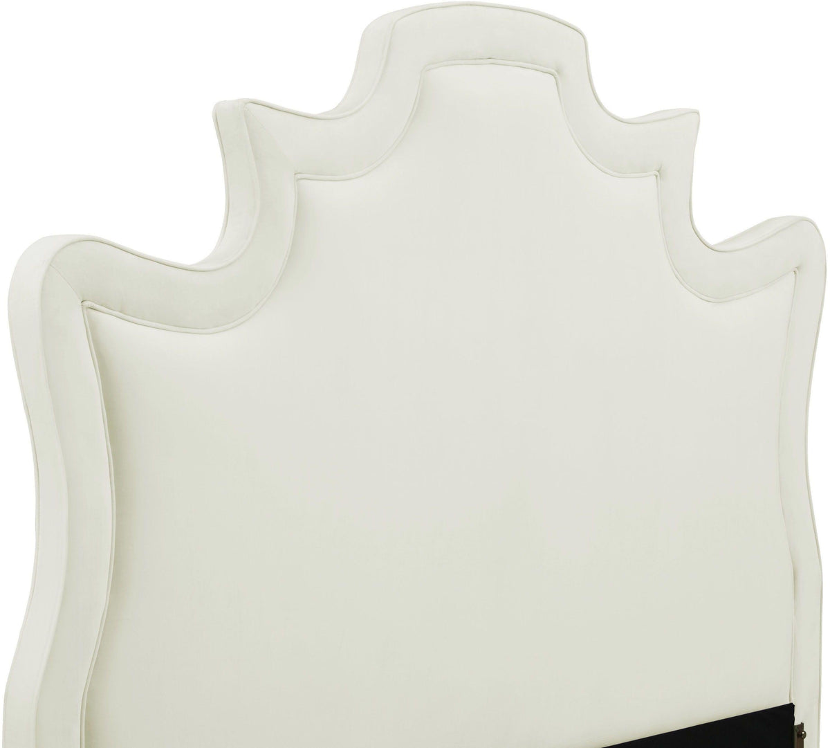 Serenity Cream Performance Velvet Bed