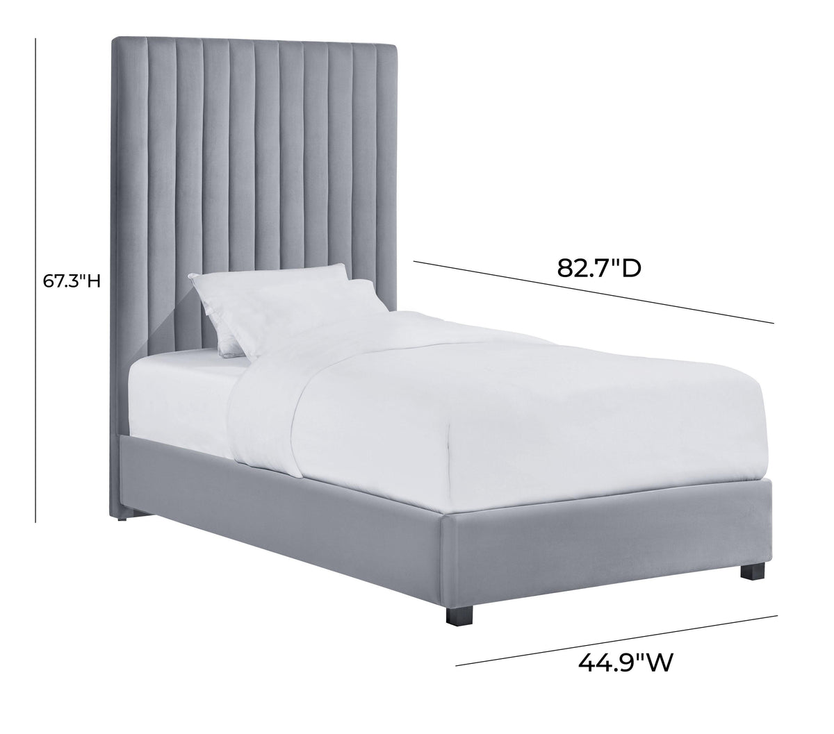 Arabelle Performance Velvet Bed