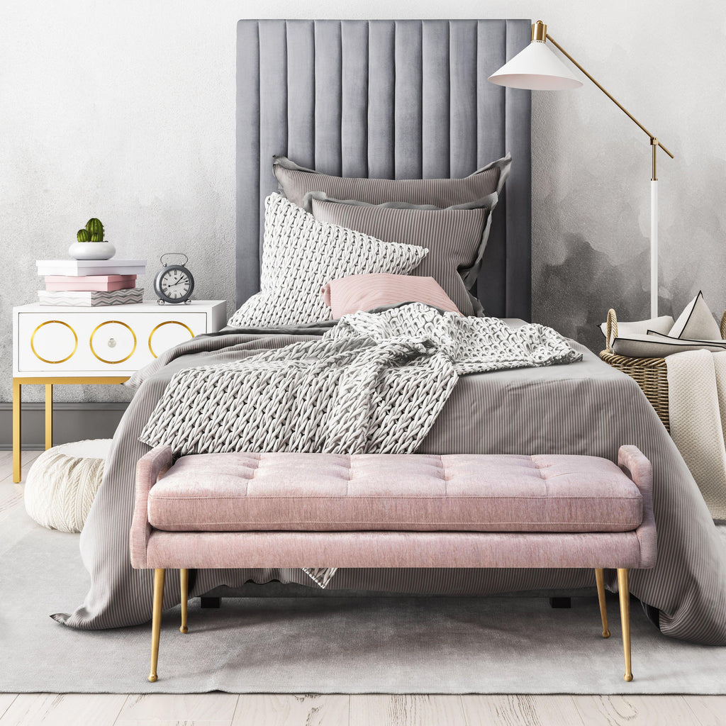 Arabelle Performance Velvet Bed