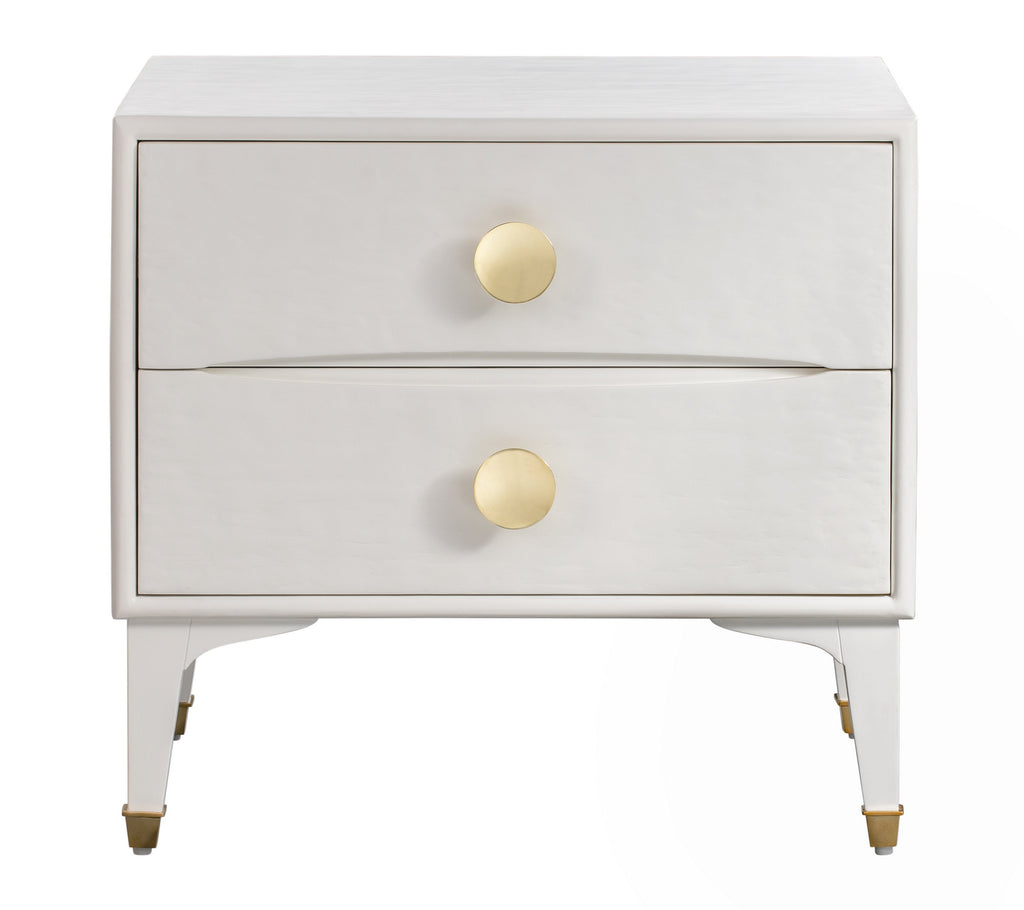 Divine 25" 2-Drawer Nightstand — White null