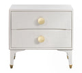 Divine 25" 2-Drawer Nightstand — White null