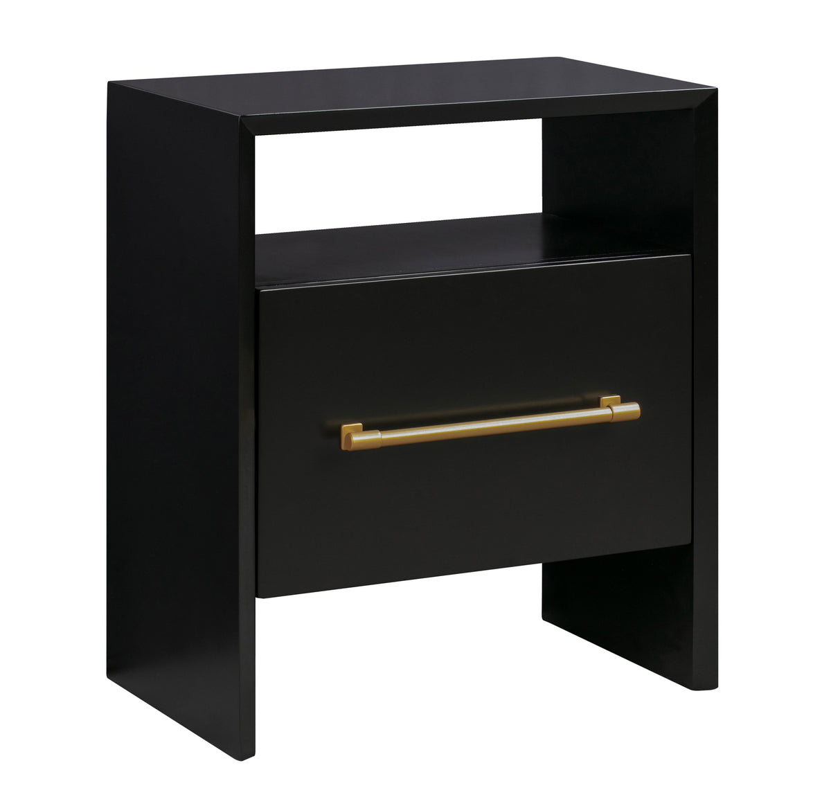 Libre 23" Nightstand With Drawer — Black null