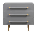 Trident 28" 3-Drawer Nightstand