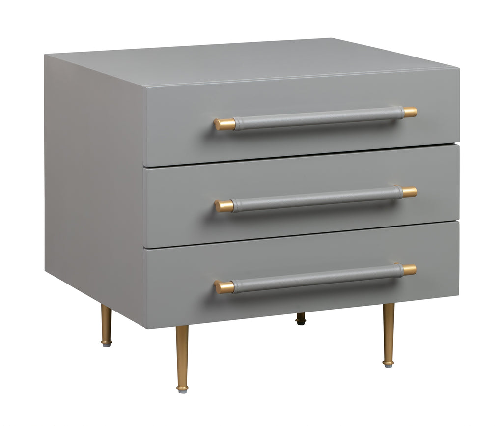 Trident 28" 3-Drawer Nightstand