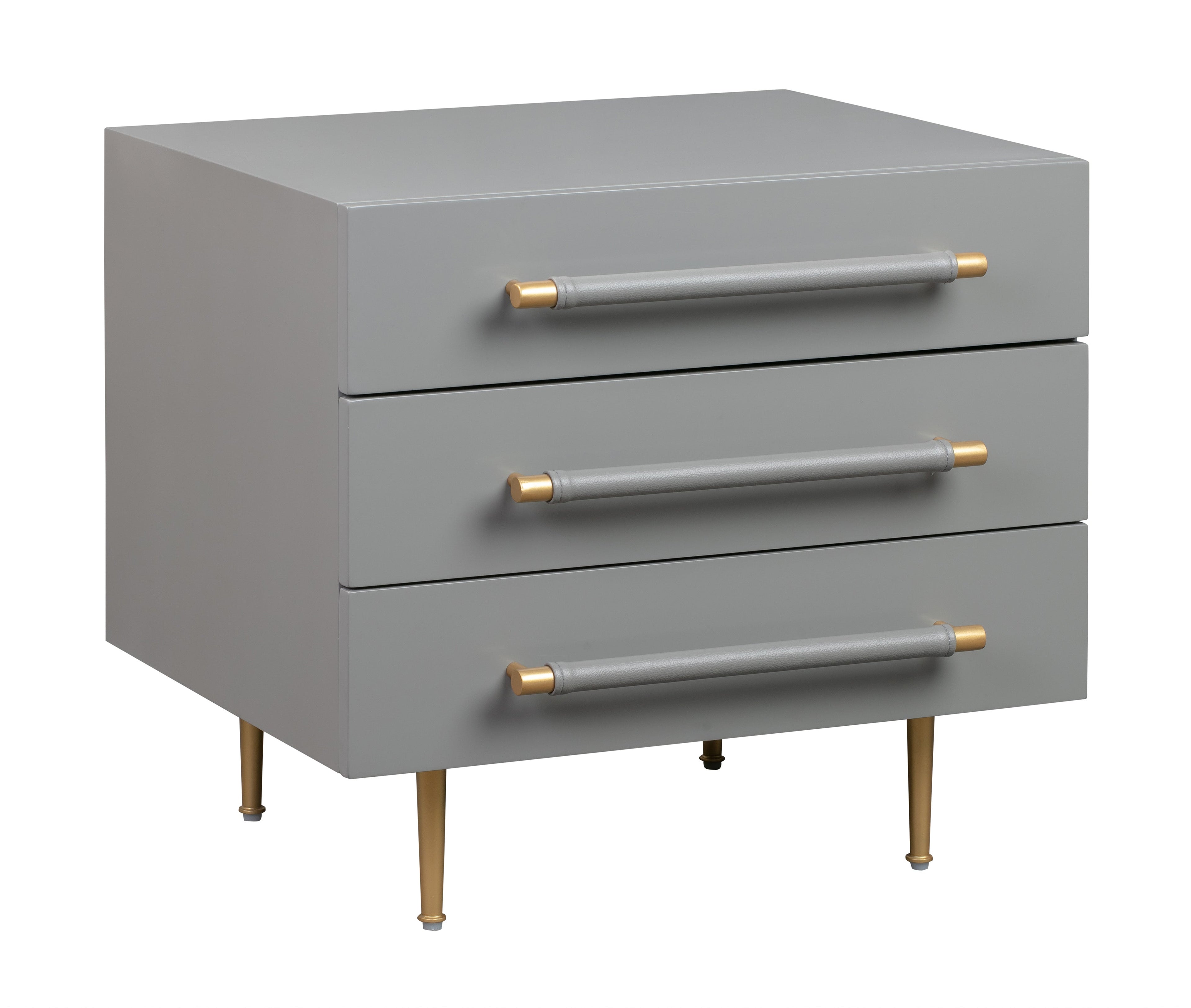 Trident 28" 3-Drawer Nightstand