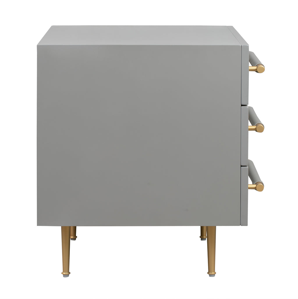 Trident 28" 3-Drawer Nightstand