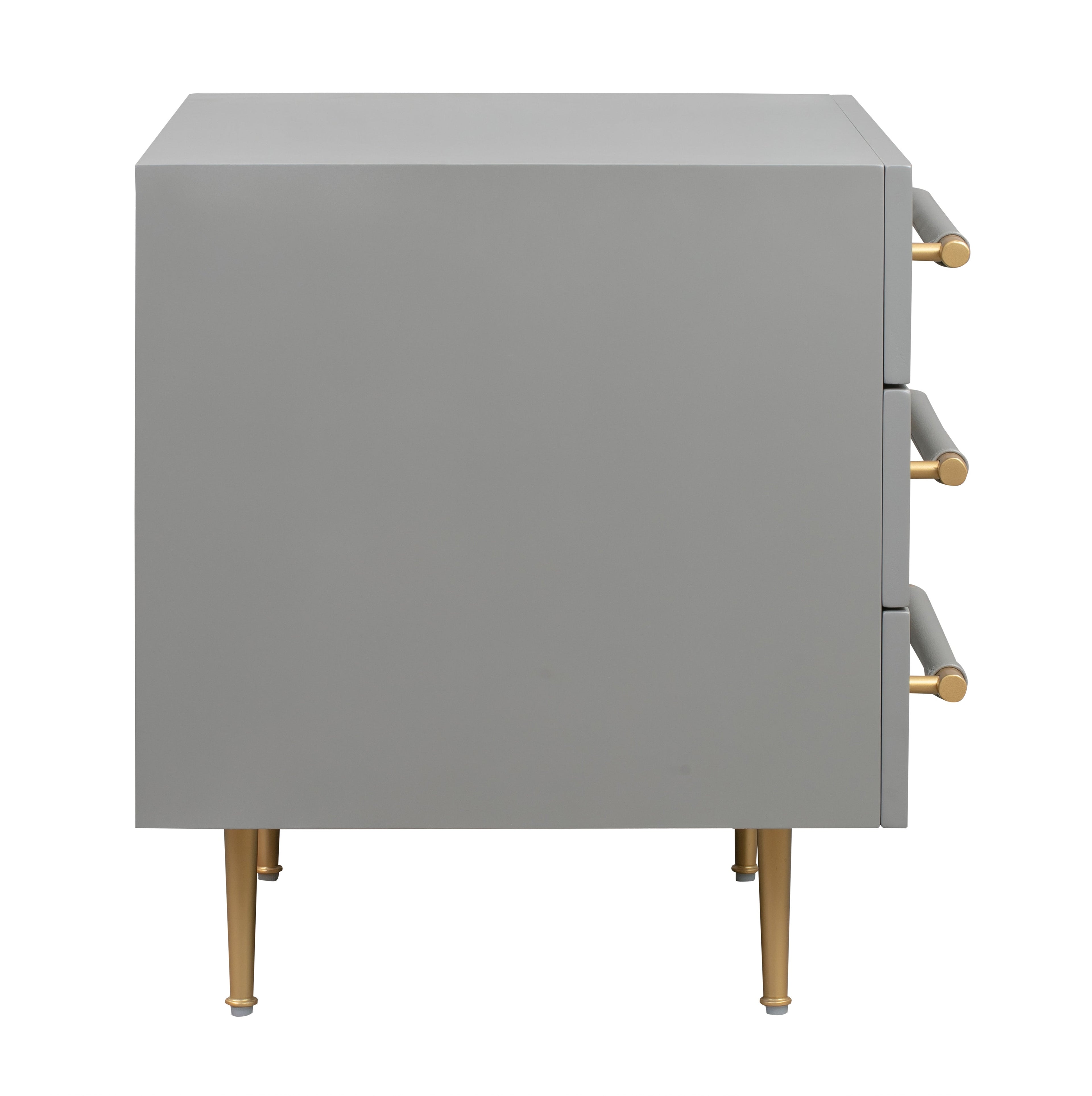 Trident 28" 3-Drawer Nightstand