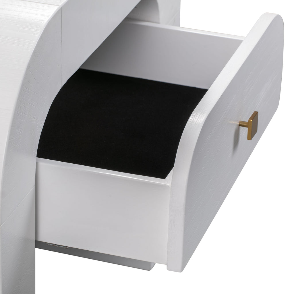 Hump 26" Arched Nightstand With Drawer
