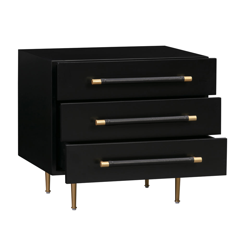 Trident 28" 3-Drawer Nightstand