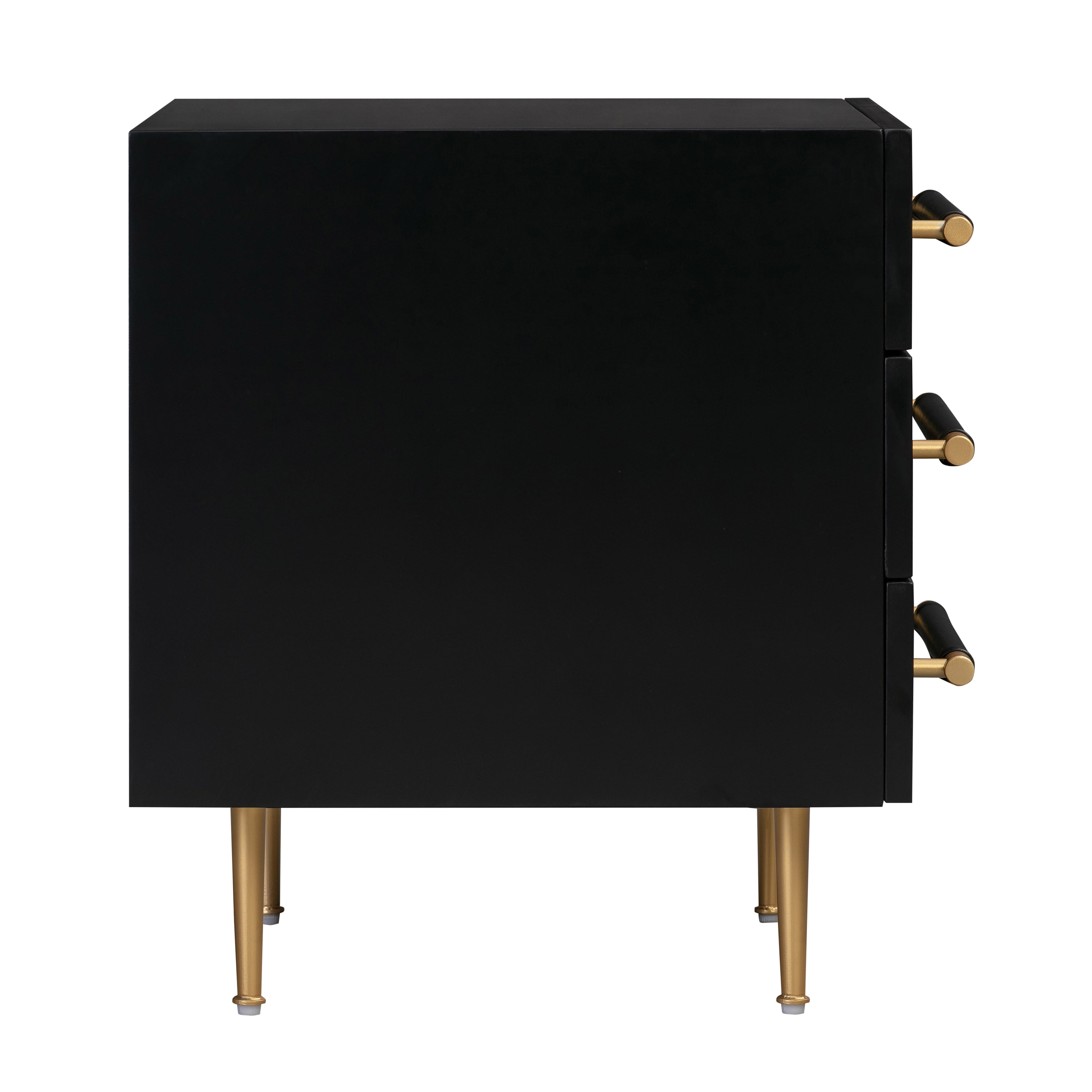 Trident 28" 3-Drawer Nightstand