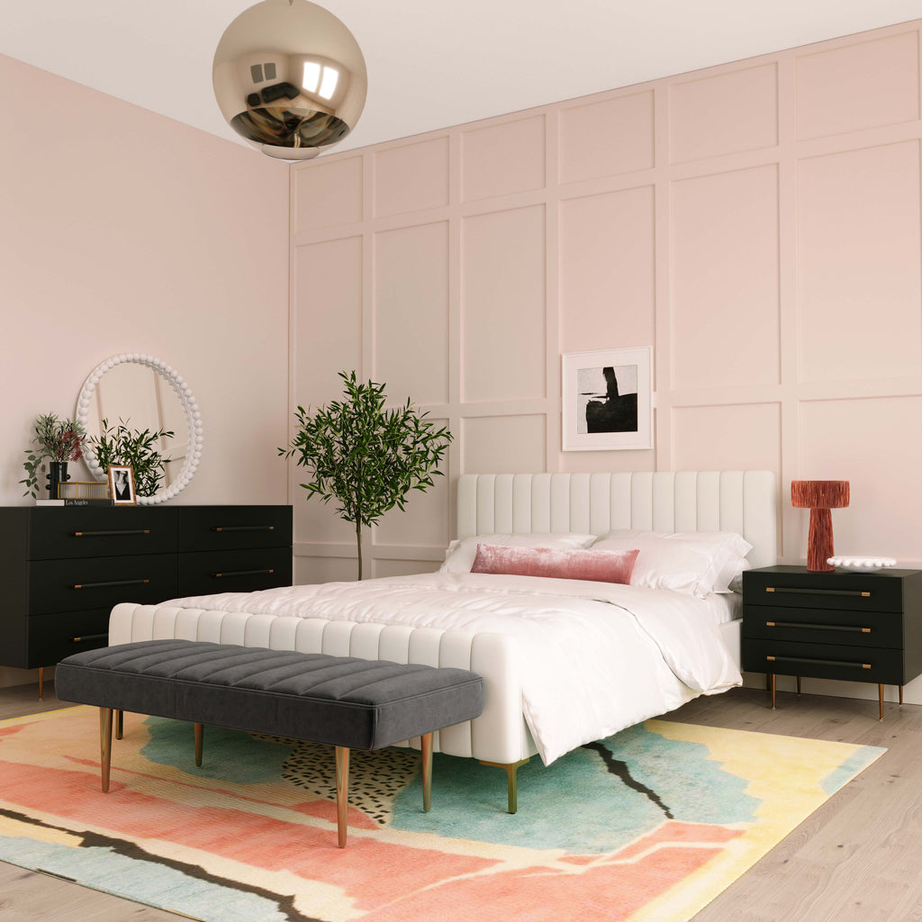 Trident 28" 3-Drawer Nightstand