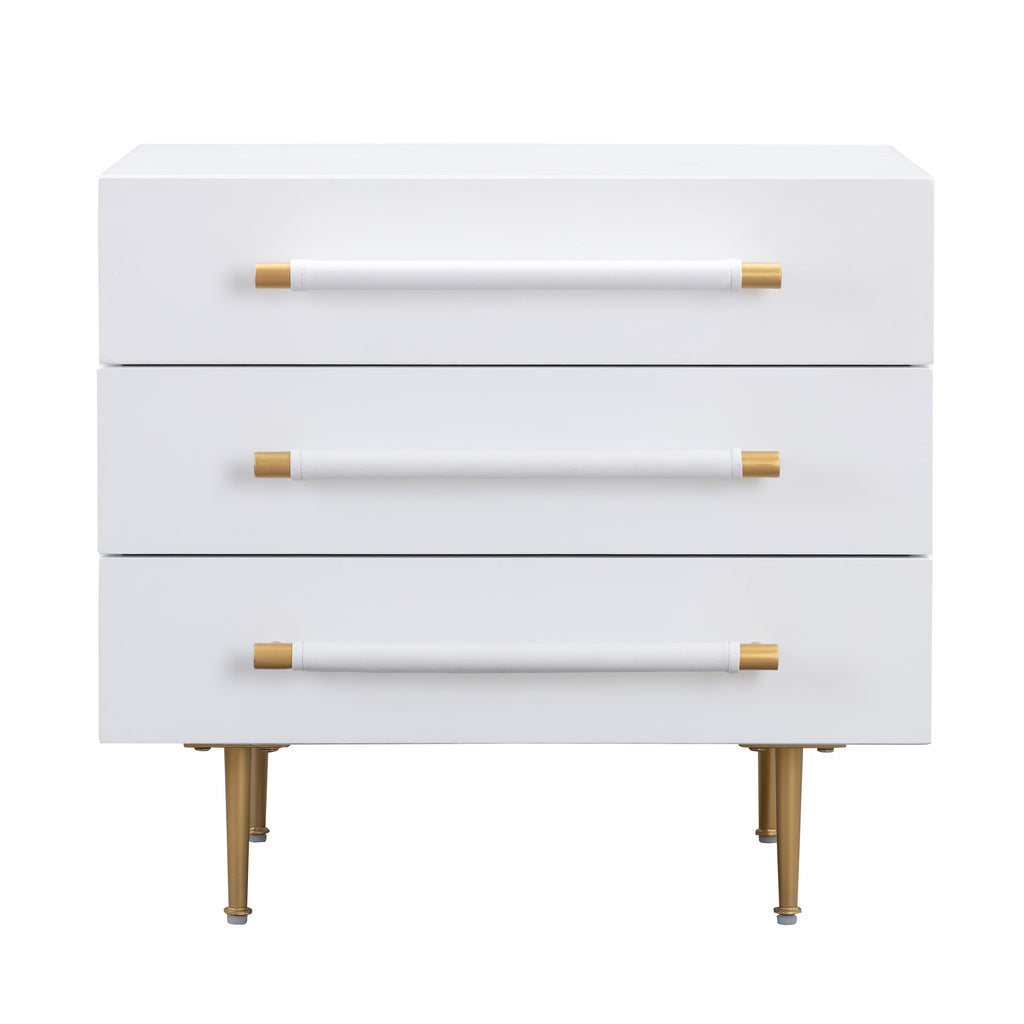 Trident 28" 3-Drawer Nightstand