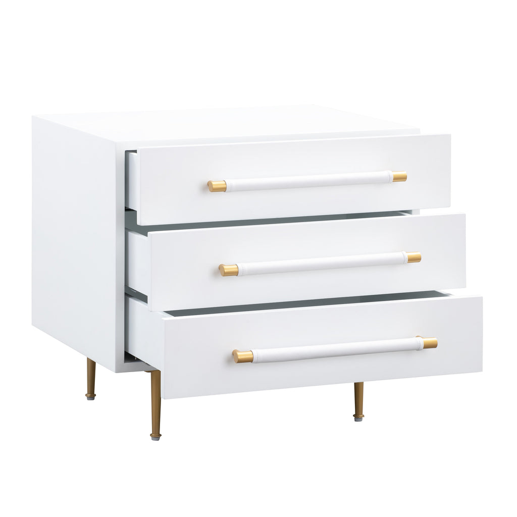Trident 28" 3-Drawer Nightstand