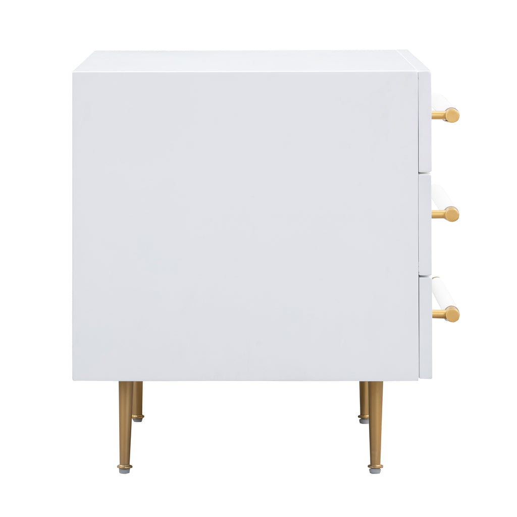 Trident 28" 3-Drawer Nightstand