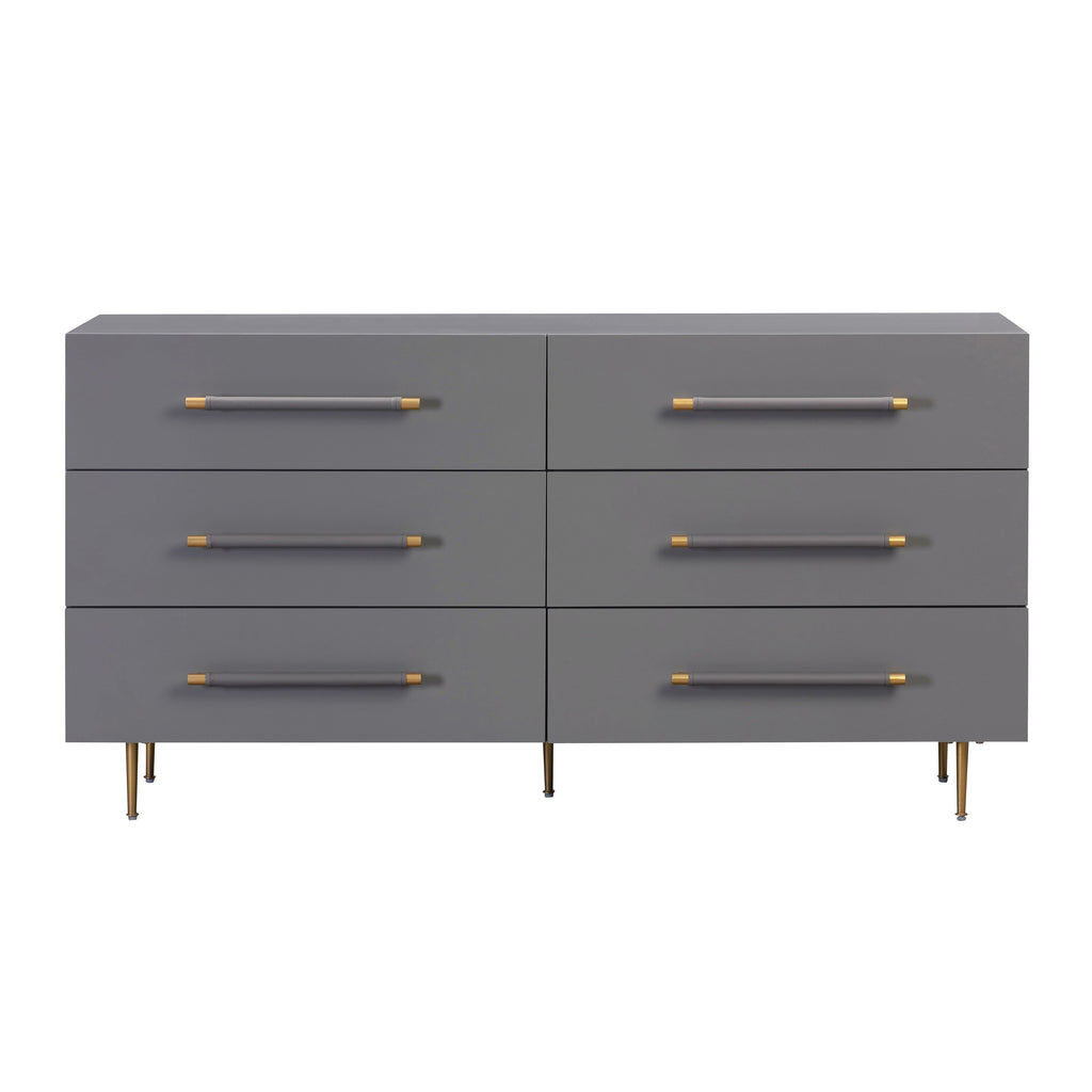 Trident 62" 6-Drawer Dresser