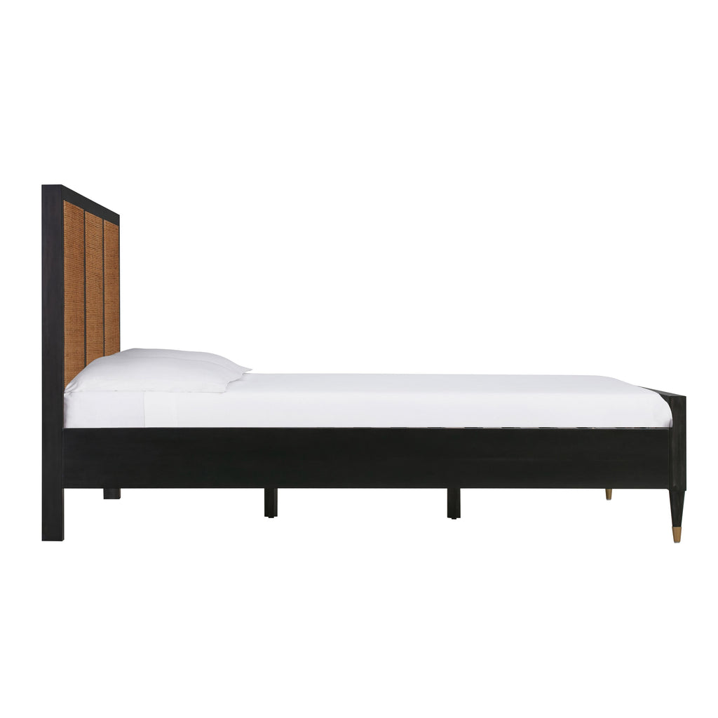Sierra Wood &amp; Rattan Bed
