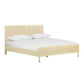Sierra Wood &amp; Rattan Bed