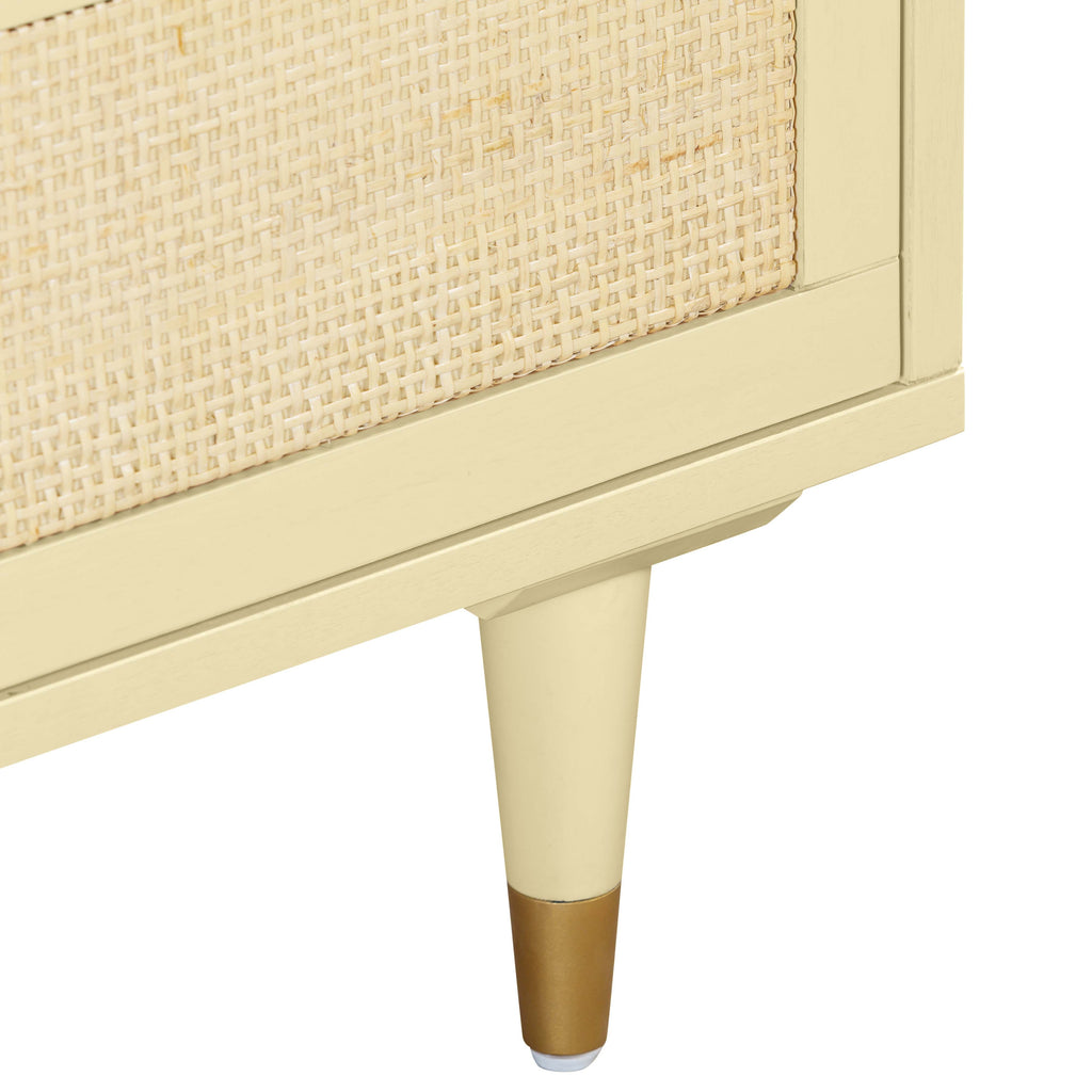 Sierra 22" Cane 2-Drawer Nightstand