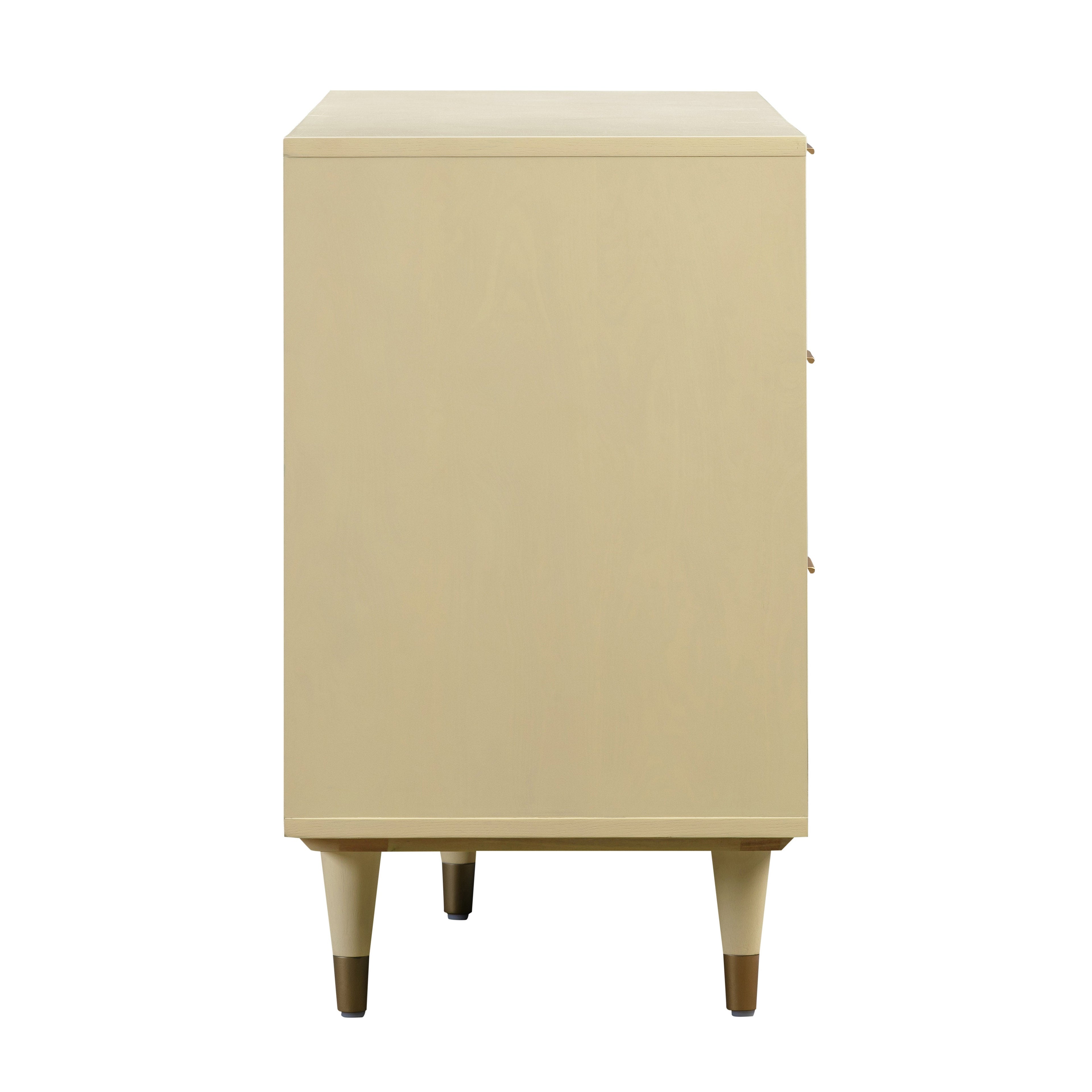 Sierra 60" Cane 6-Drawer Dresser