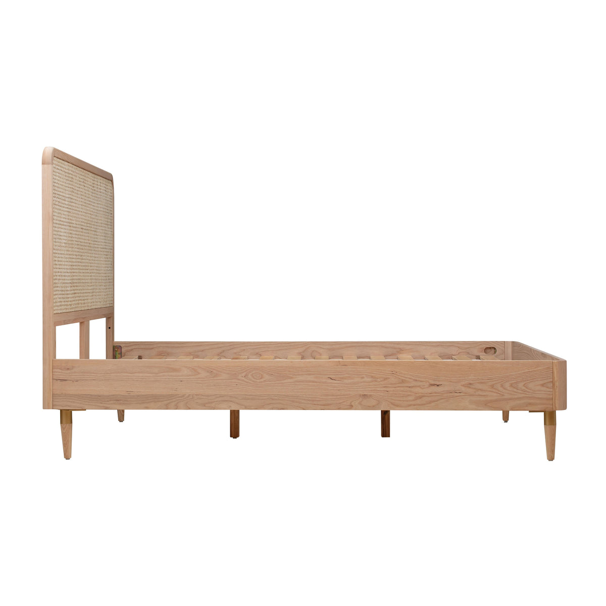 Carmen Natural Ash and Cane Bed