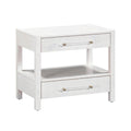 Brandyss 26" Burl 2-Drawer Nightstand