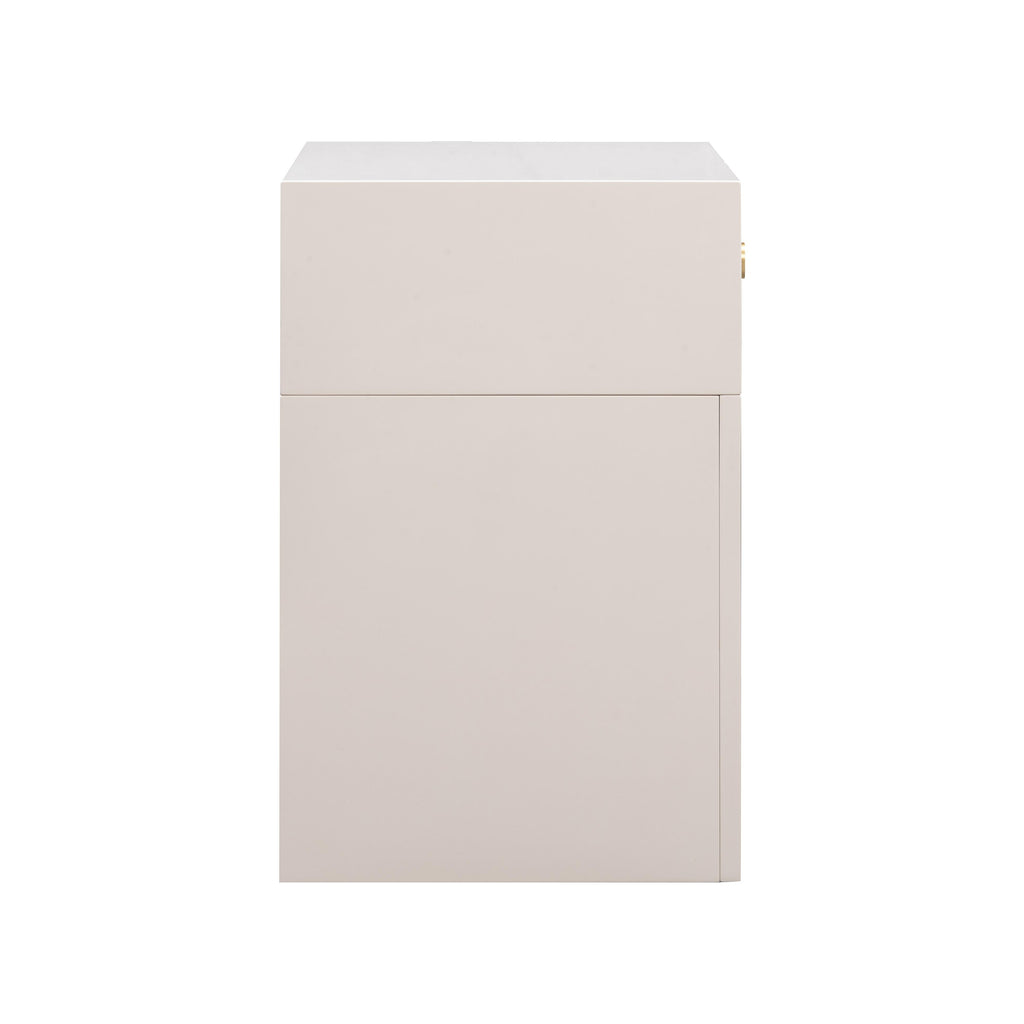 Suzie 26" Rattan Nightstand With Drawer