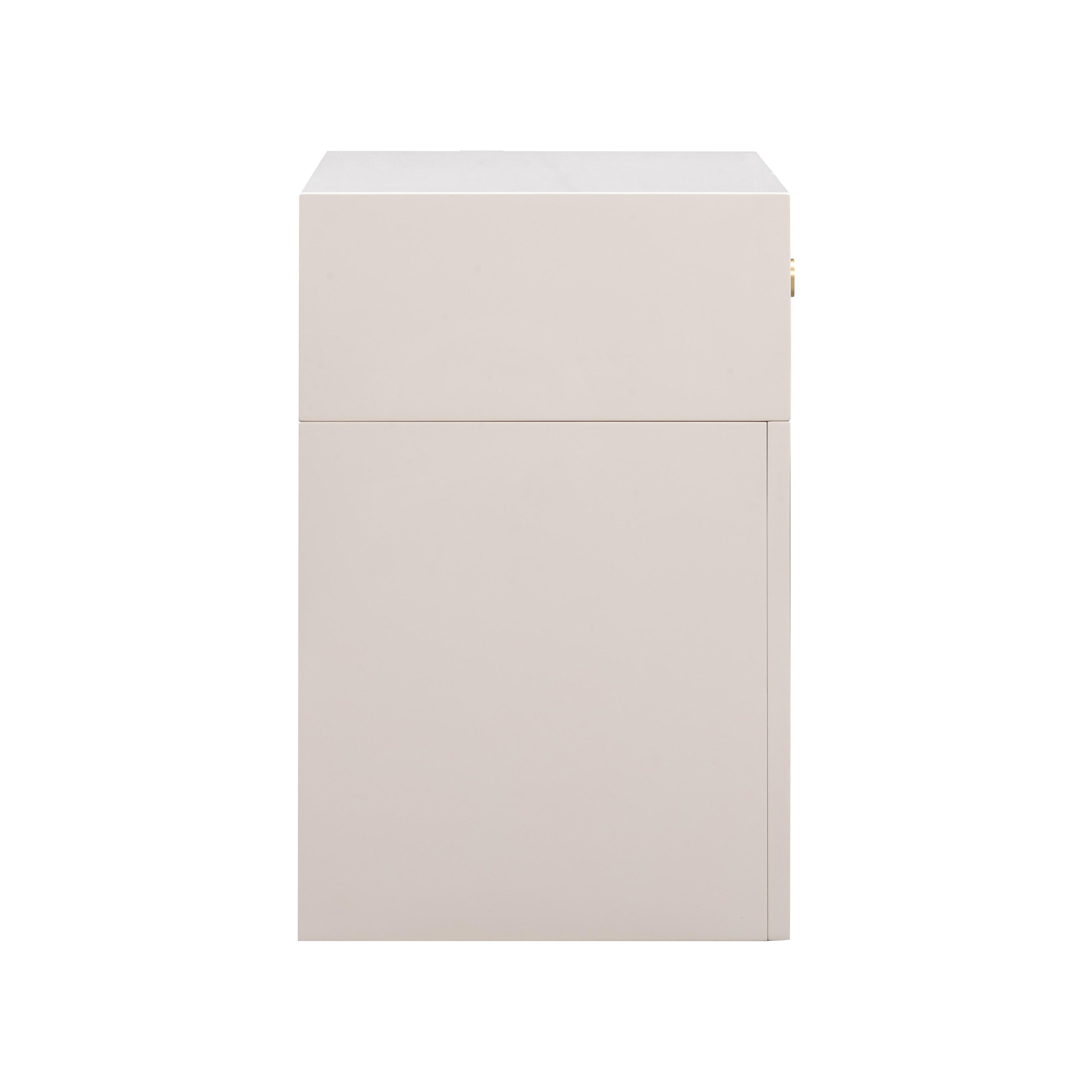 Suzie 26" Rattan Nightstand With Drawer